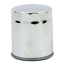 MCS Spin-On Oil Filter. Chrome