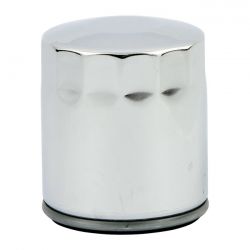 MCS Spin-On Oil Filter. Chrome