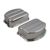 MCS Panhead Rocker Cover Set. Chrome