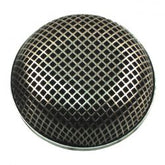 MCS Breather Style Air Cleaner Assembly, Round. Chrome