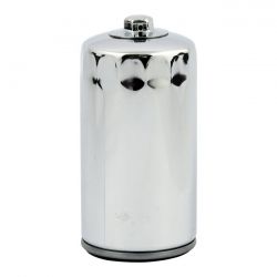 MCS Spin-On Oil Filter With Top Nut. Chrome