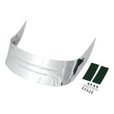 MCS Fatboy Rear Fender Tip, Ribbed. Chrome
