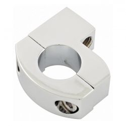 MCS Metric Mirror Clamp M10 X 1.25 Thread. Chrome