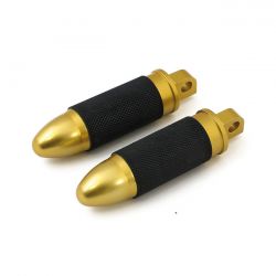 MCS Bullet Foot Peg Set. Brass