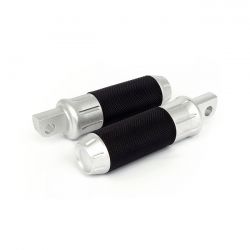 MCS Cobra Footpegs. Shot Peened Chrome
