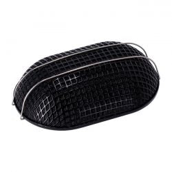 MCS Breather Style Air Cleaner Assembly, Oval. Black