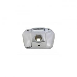MCS FXd, FXR, XL Headlamp Mounting Bracket. Slotted-Hole. Chrome