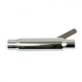 MCS Shorty Straight Cut Universal Muffler 12" Long. Chrome