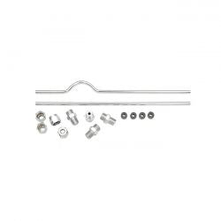 MCS Sportster Rocker Box Oil Line Kit. Chrome