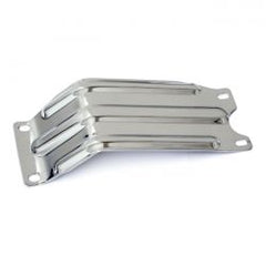 MCS Engine Skid Plate. Ribbed. Chrome