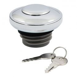 MCS Gas Cap Vented With Lock, Chrome