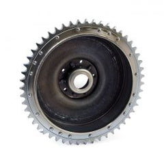 MCS 63-66 B.T. Rear Brake Drum & Sprocket. Chrome