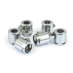 MCS Smooth Hose Clamps, 1/4". Chrome Slotted