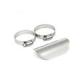 MCS Universal Smooth Heat Shield 4" Long Chrome