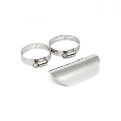 MCS Universal Smooth Heat Shield 4" Long Chrome