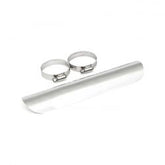 MCS Universal Smooth Heat Shield 10" Long Chrome