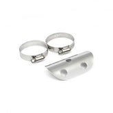 MCS Universal Bullet Hole Heat Shield 4" Long Chrome