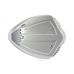 MCS Wedge Air Cleaner Assembly. Chrome