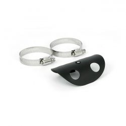 MCS Universal Bullet Hole Heat Shield 4" Long Black