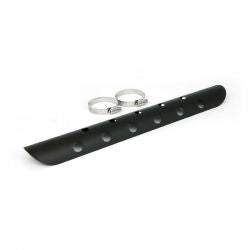 MCS Universal Bullet Hole Heat Shield 18" Long Black