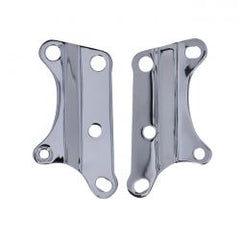 MCS Motor Mount Plate Set, Lower Front. Chrome