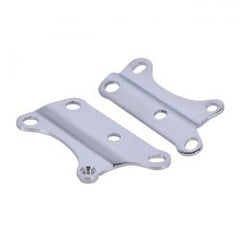 MCS Motor Mount Plate Set, Lower Front. Chrome