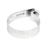 MCS Muffler Short P-Clamp 3-1/4". Chrome Steel