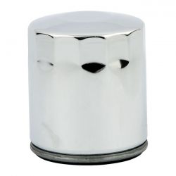 MCS Spin-On Oil Filter. Chrome
