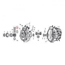 MCS Retaining Ring, Sprocket Shaft Bearing