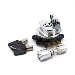 MCS 96-Up Ignition Switch, Side Hinge Type. Chrome