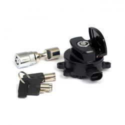 MCS 11-Up Ignition Switch, Side Hinge Type. Black
