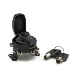 MCS FL Style Ignition Switch. 5-Pole, Round Key, Black