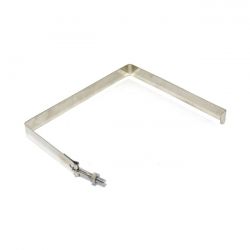 MCS Battery Hold Down Strap. Polished Stainless