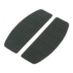 MCS Traditional Shaped Floorboard Pads. Rider. Black