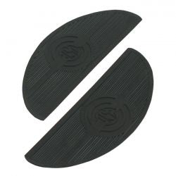 MCS Oval Shaped Floorboard Pads. Rider. Black