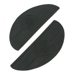MCS Oval Shaped Floorboard Pads. Rider. Black