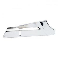 MCS Lower Rear Belt Guard. Chrome
