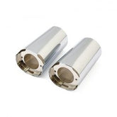 MCS Upper Fork Slider Covers. +2". Chrome