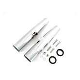 MCS Fork Shrouds For 39mm Forks. Chrome