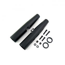 MCS Fork Shrouds For 39mm Forks. Black