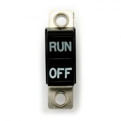 MCS Handlebar Rocker Switch, Run/Off. Black
