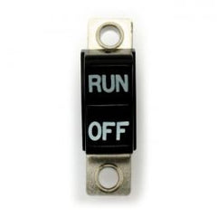 MCS Handlebar Rocker Switch, Run/Off. Black