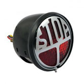 MCS Stop Led Taillight. Black. Red Lens