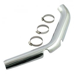 MCS FL 2-1 Exhaust Front Header Heatshield Chrome
