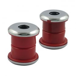 MCS Handlebar Damper Kit, Red Polyurethane