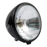 MCS 6-1/2" Springer Headlamp Assembly. 6V. Black