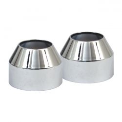 MCS Fork Boot Covers, Chrome