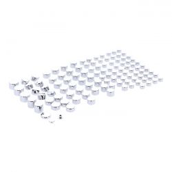 MCS Smoothtopps, Push-On Cover Set (111Pc). Chrome