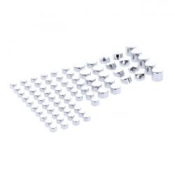 MCS Smoothtopps, Push-On Cover Set (76Pc). Chrome