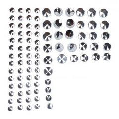 MCS Smoothtopps, Push-On Cover Set (86Pc). Chrome